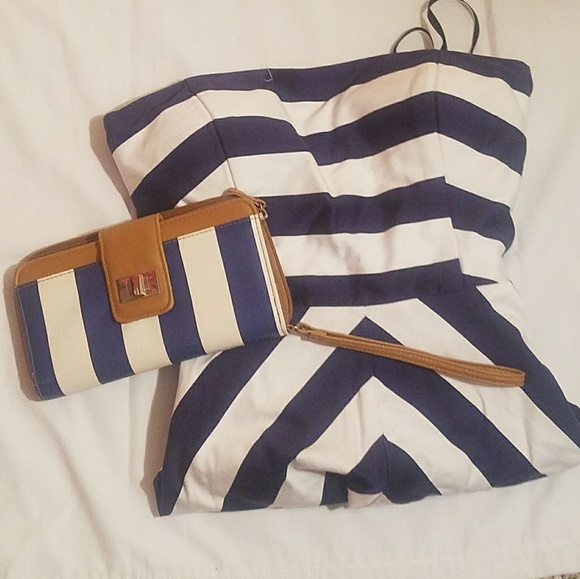 Dresses & Skirts - Strapless Dress and Clutch